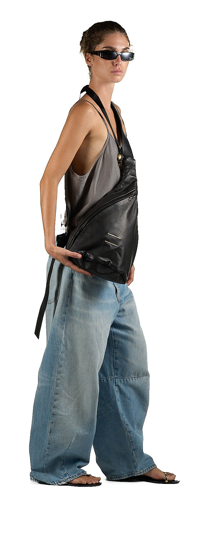 daniele basta leather and silver bags - WEARING